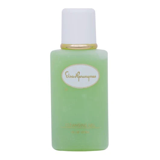 Från Elsa Hjeronymus. En rengöringsgel berikad med Aloe Vera som har en lugnande effekt på huden. Återfuktar och ger en behaglig känsla. Lämplig för normal och känslig hud, och kan även användas för att avlägsna ögon-makeup. 
