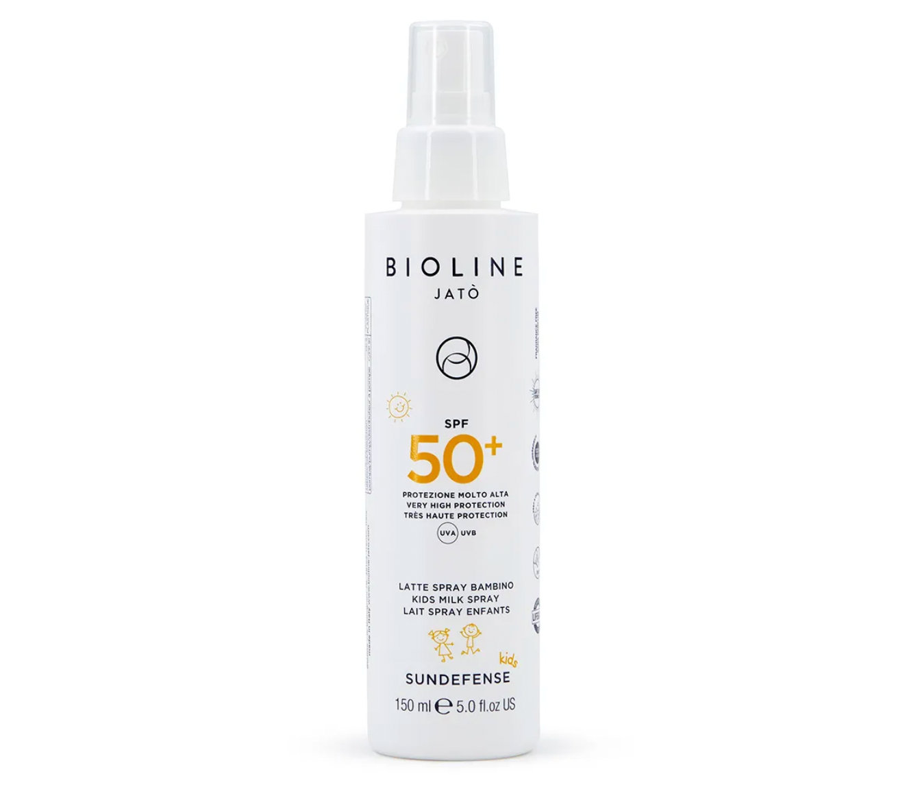 SPF50+ very high protection kids milk spray 150 ml