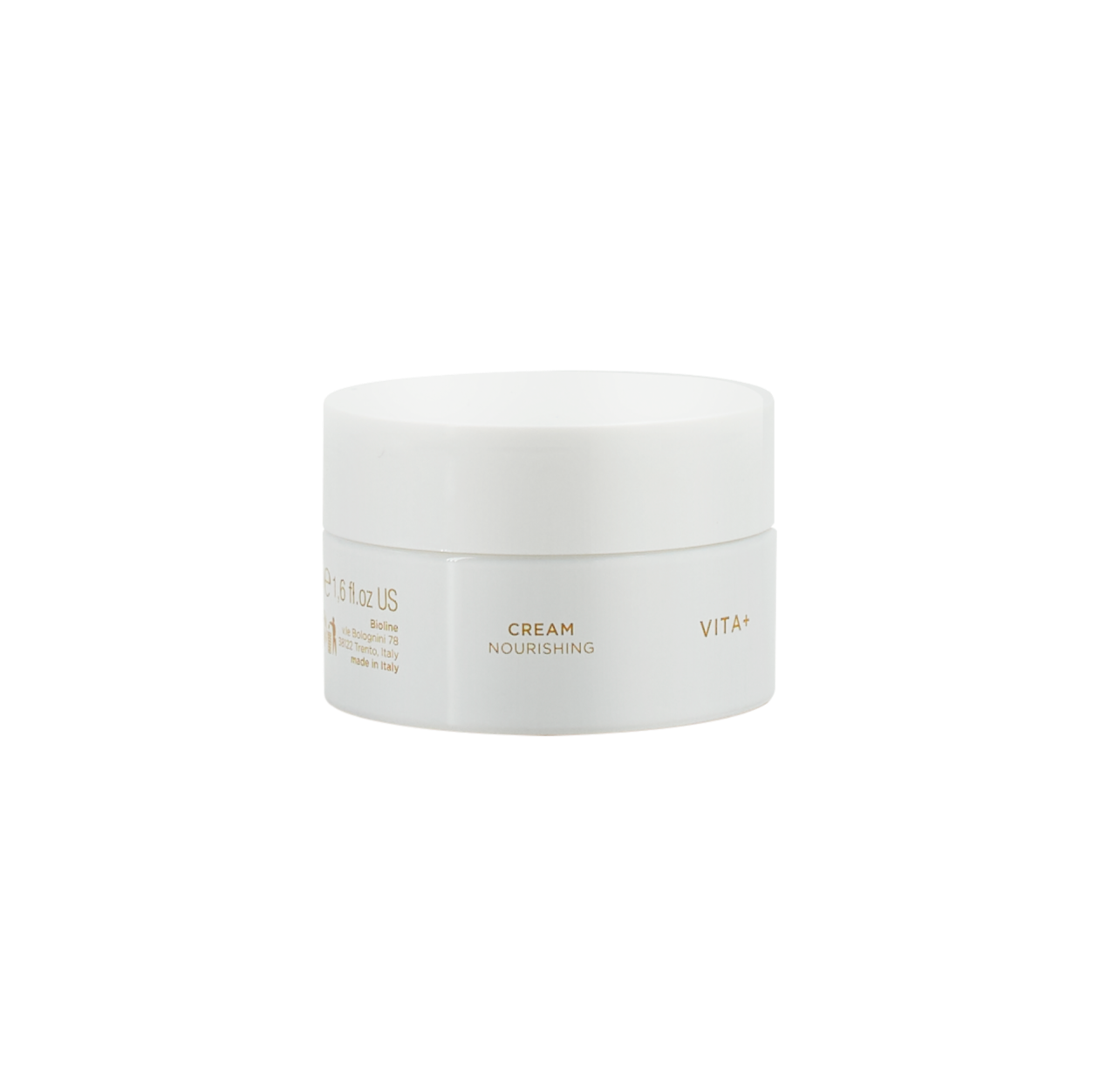 Från Bioline Jató, Vita+. Revitaliserande formel för ansikte och hals. Lämplig för normala hudtyper som saknar olja och som visar tidiga tecken på åldrande. Ger huden en fräsch, lysande och jämn look.